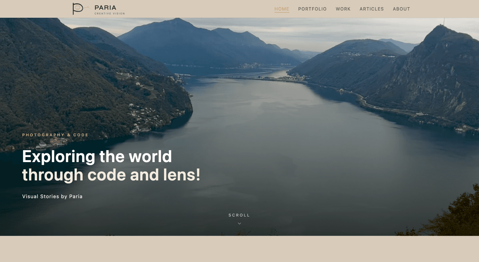 Paria Creative Vision screenshot